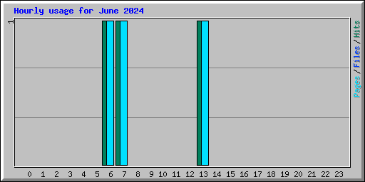 Hourly usage for June 2024