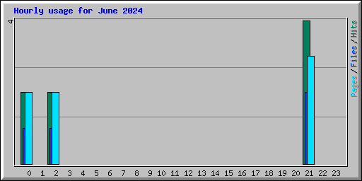 Hourly usage for June 2024