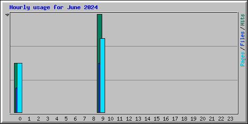 Hourly usage for June 2024
